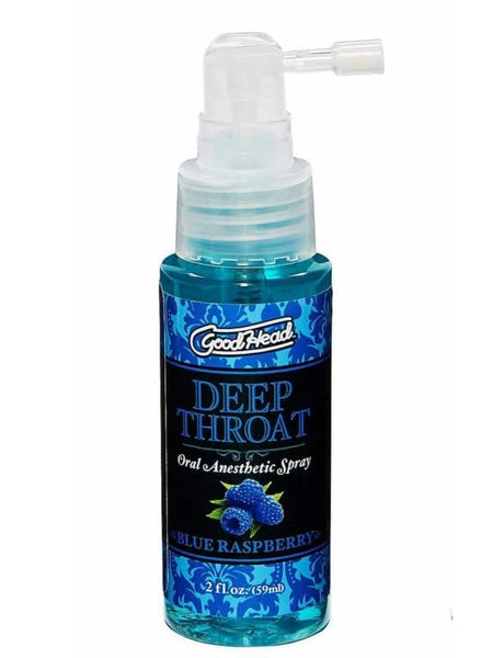 Good Head Deep Throat Spray Blue Raspberry Passionzone Adult Store 4222