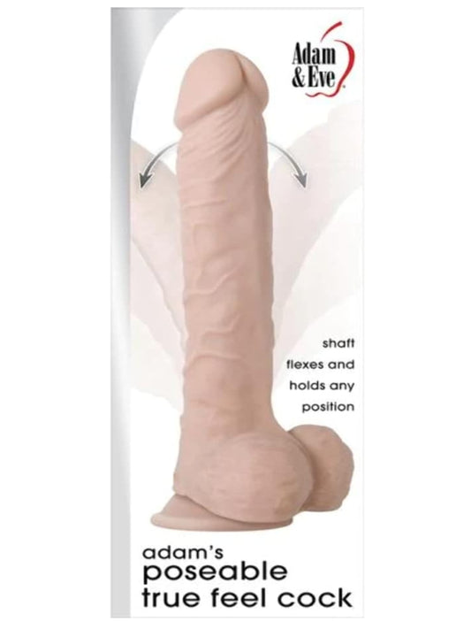 Adam & Eve Poseable 11.5" True Feel Cock 1