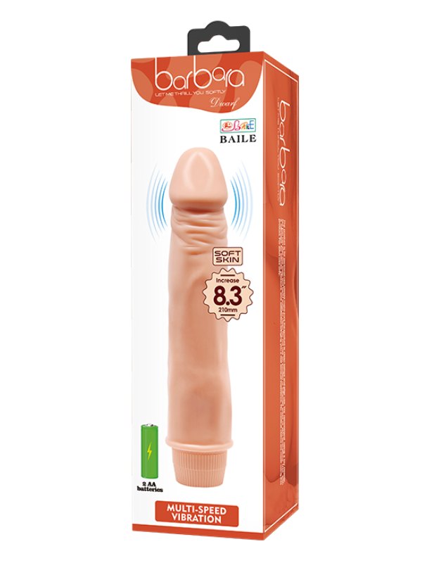 Barbara Dwarf 8.3" Penis Vibrator 1