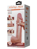 Baile Sliding Skins 9.4" Dildo with Balls 1