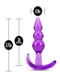 Byours Triple Bead Anchor Anal Plug Purple 6