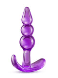 Byours Triple Bead Anchor Anal Plug Purple 3