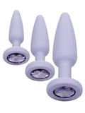 Calexotics Crystal Booty Anal Plug Kit Lilac 2