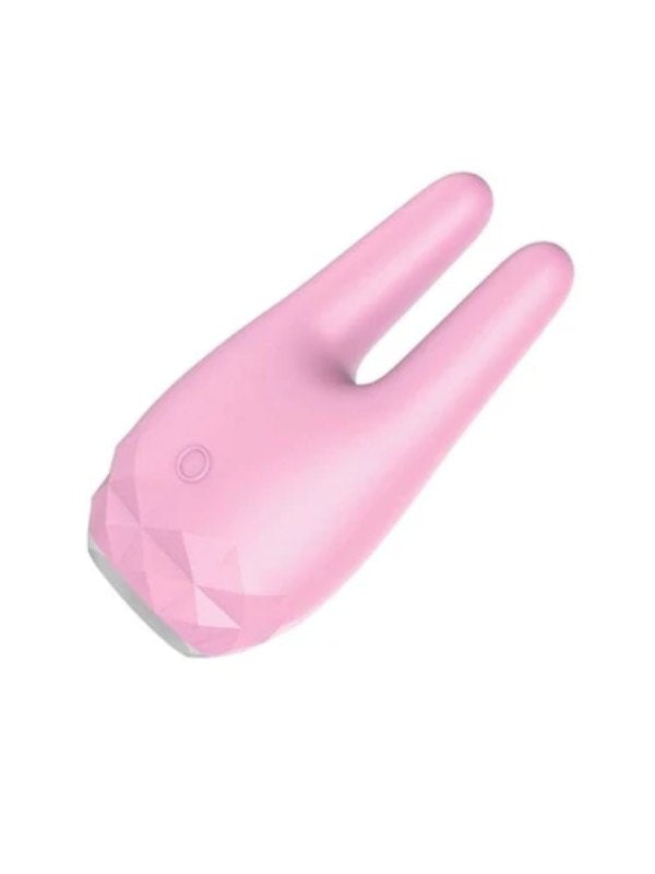 Diamonds by Playful The Countess Mini Rabbit Ears Vibrating Massager Pink 2