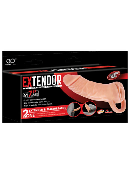 Extendor 2 in 1 Extension Sleeve/Masturbator 1