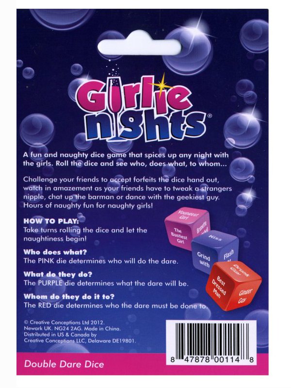 Girlie Nights Double Dare Dice Game 4