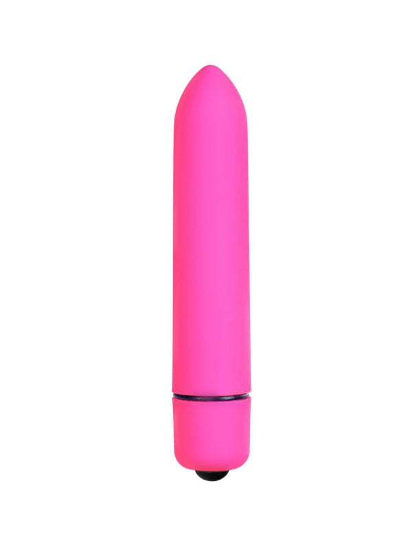 Love In Leather 10 Function Bullet Vibrator Hot Pink