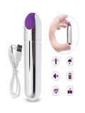 Luxe Outlet 10 Function Vibrating Bullet Purple 3