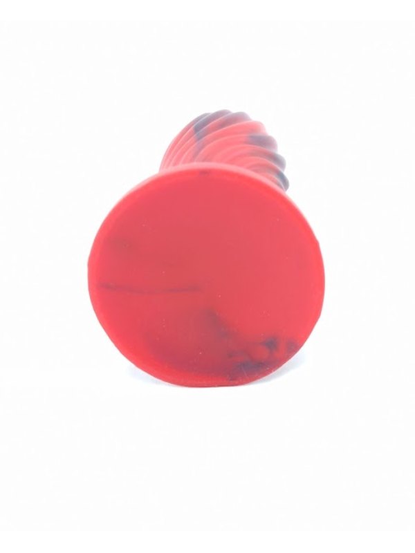 Luxe Outlet Dragon Egg Anal Plug Medium Red/Black 3