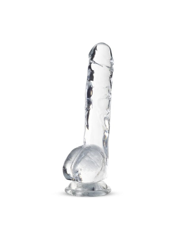 Naturally Yours 8" Dildo Clear 3