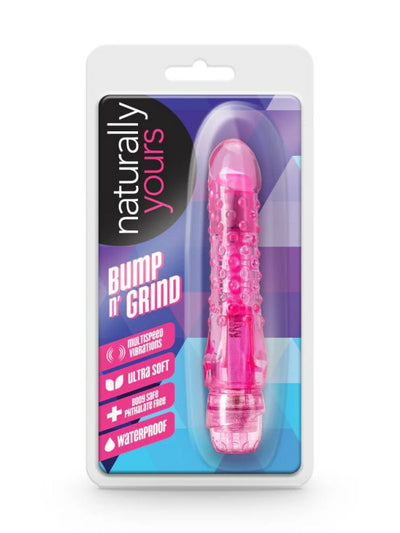 Naturally Yours Bump N Grind Vibrator Pink 1