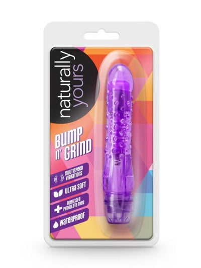 Naturally Yours Bump N Grind Vibrator Purple 1