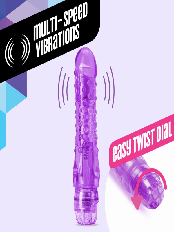 Naturally Yours Bump N Grind Vibrator Purple 4