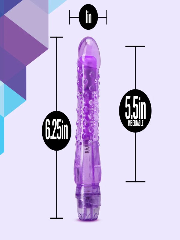 Naturally Yours Bump N Grind Vibrator Purple 6