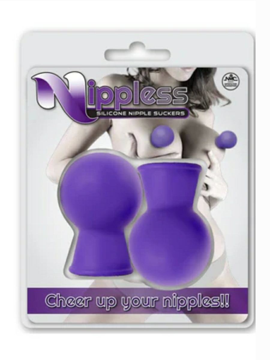 Nippless Silicone Nipple Suckers Purple 1