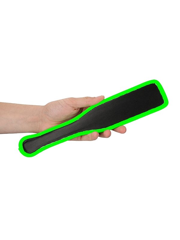 Ouch! Glow In The Dark Bonded Leather Paddle 3