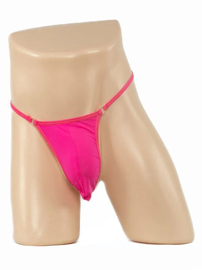 Poison Rose Lingerie Men's Tiny Lycra G-String Hot Pink