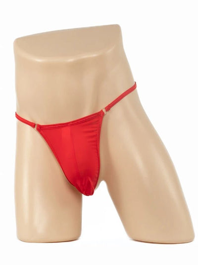 Poison Rose Lingerie Men's Tiny Lycra G-String Red