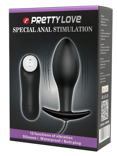 Pretty Love 12 Function Vibrating Anal Plug 1