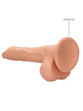 Real Rock Skins 9" Dildo With Balls Flesh 6