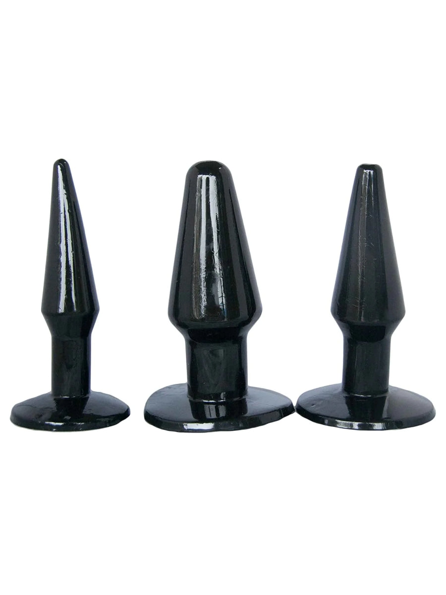 Rider 3 Piece Butt Plug Trio 3