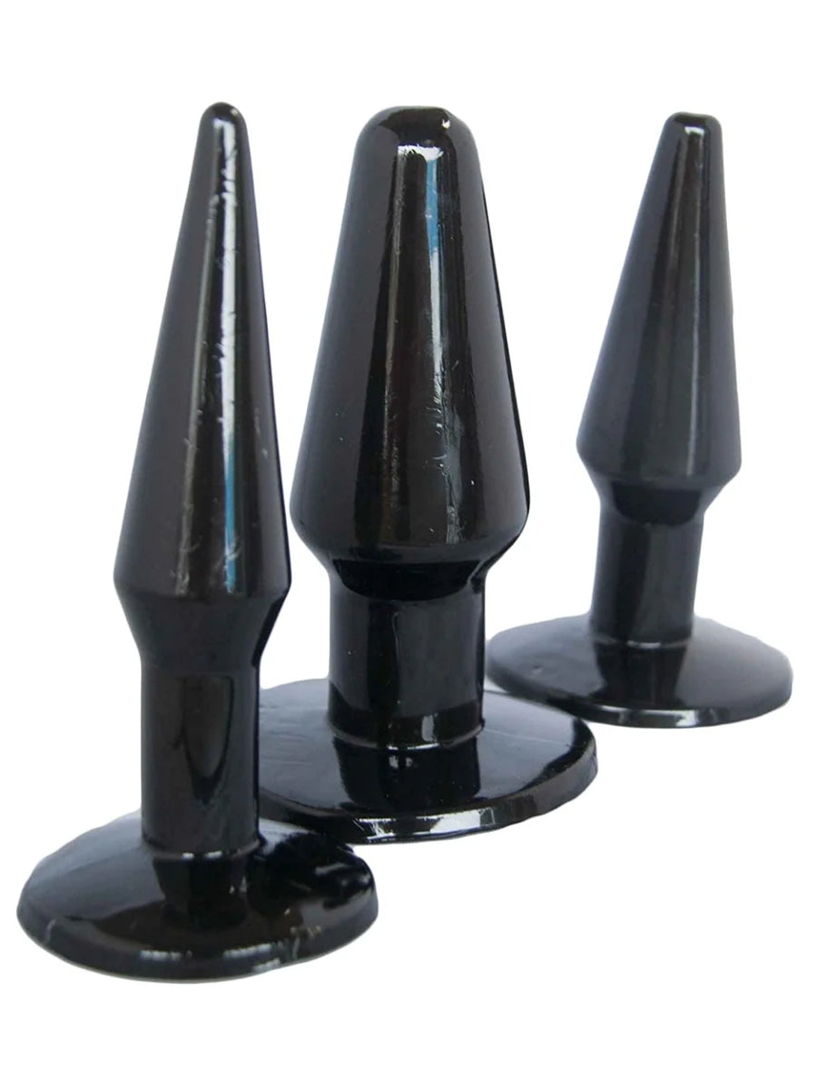 Rider 3 Piece Butt Plug Trio 2