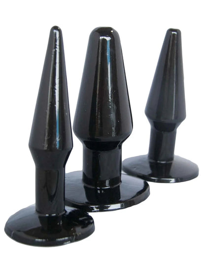 Rider 3 Piece Butt Plug Trio 2