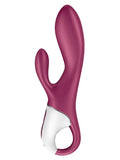 Satisfyer Heated Affair Connect App Rabbit Vibrator Burgundy 2