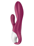 Satisfyer Heated Affair Connect App Rabbit Vibrator Burgundy 3