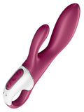 Satisfyer Heated Affair Connect App Rabbit Vibrator Burgundy 4