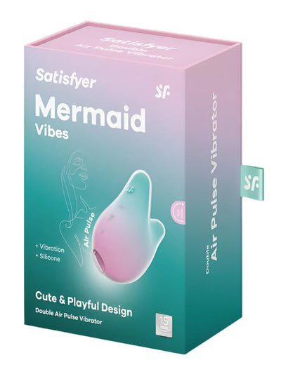 Satisfyer Mermaid Vibes Double Air Pulse Vibrator Mint/Pink 1