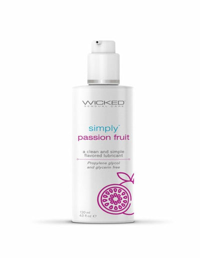 Wicked Simply Passionfruit Water Based Lubricant 120ml