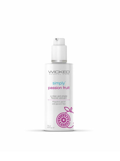 Wicked Simply Passionfruit Water Based Lubricant 70ml