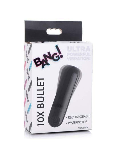 Bang! 10X Vibrating Bullet Metallic Black 1