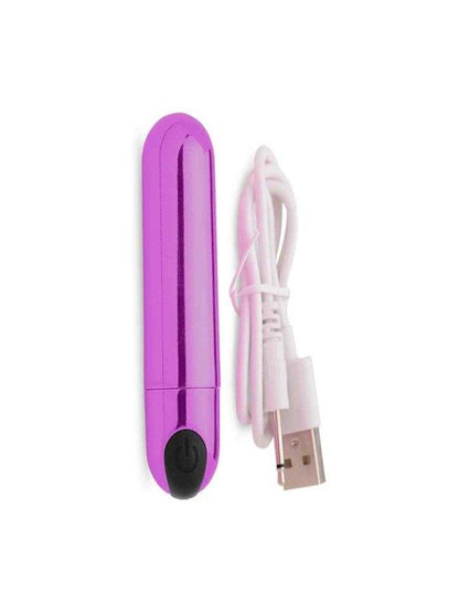 Bang! 10X Vibrating Bullet Metallic Purple - Passionzone Adult Store