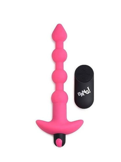 Bang! Vibrating Anal Beads Pink - Passionzone Adult Store