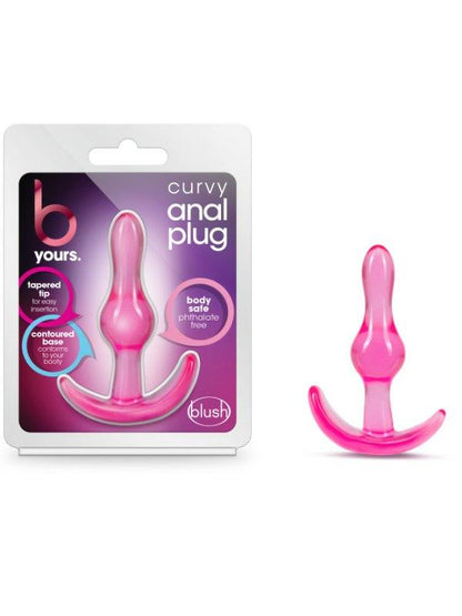 Byours Curvy Anal Plug Pink - Passionzone Adult Store