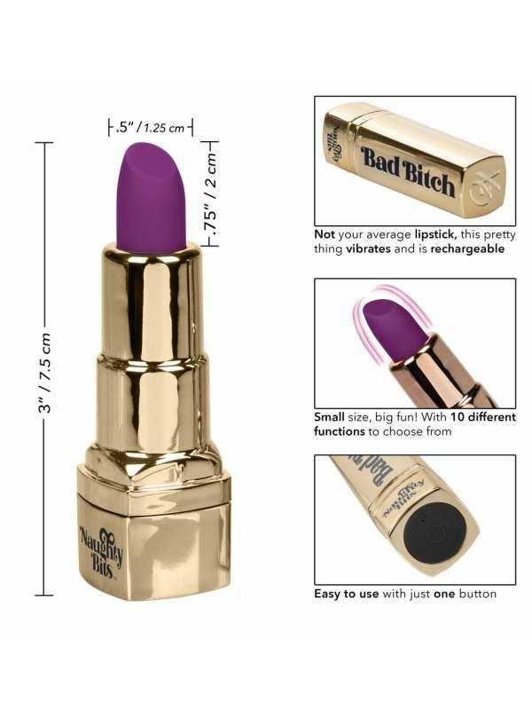 Calexotics Bad Bitch Lipstick Vibrator - Passionzone Adult Store