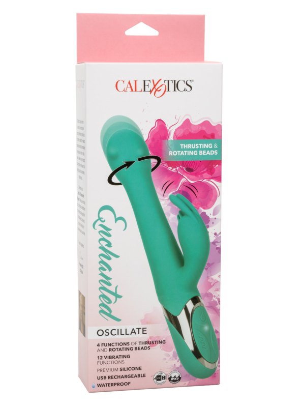 Calexotics Enchanted Oscillate Rabbit Vibrator - Passionzone Adult Store