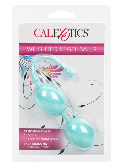 Calexotics Weighted Kegel Balls Teal - Passionzone Adult Store