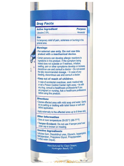 CleanStream Relax Desensitizing Anal Glide 118ml - Passionzone Adult Store