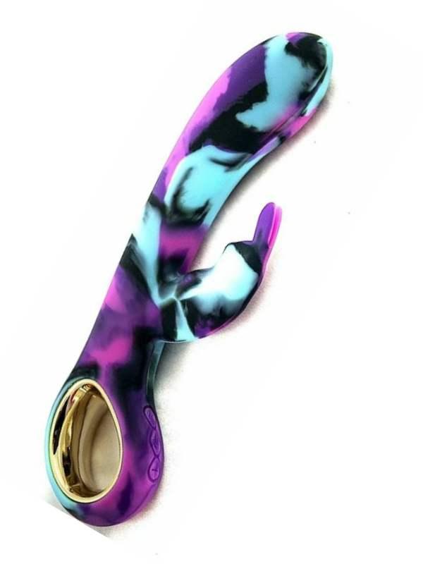 Colourful Camo Dini Heating Rabbit - Passionzone Adult Store