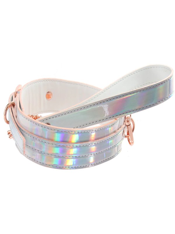 Cosmo Bondage Collection Holographic Collar & Leash - Passionzone Adult Store