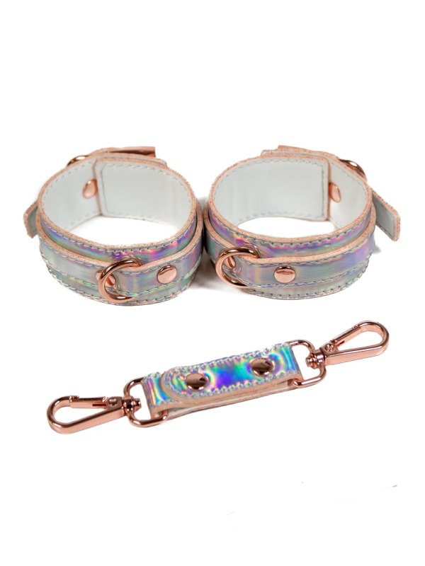 Cosmo Bondage Collection Holographic Wrist Cuffs - Passionzone Adult Store