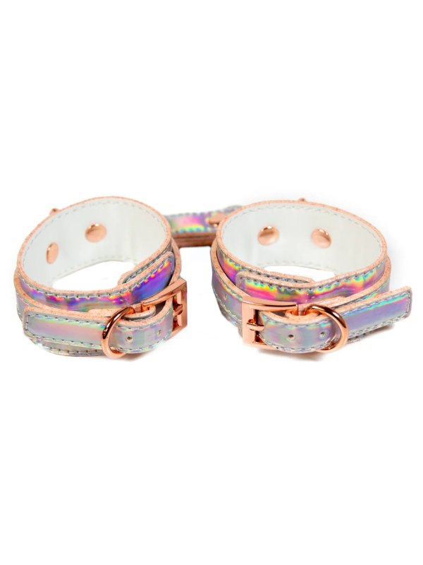 Cosmo Bondage Collection Holographic Wrist Cuffs - Passionzone Adult Store