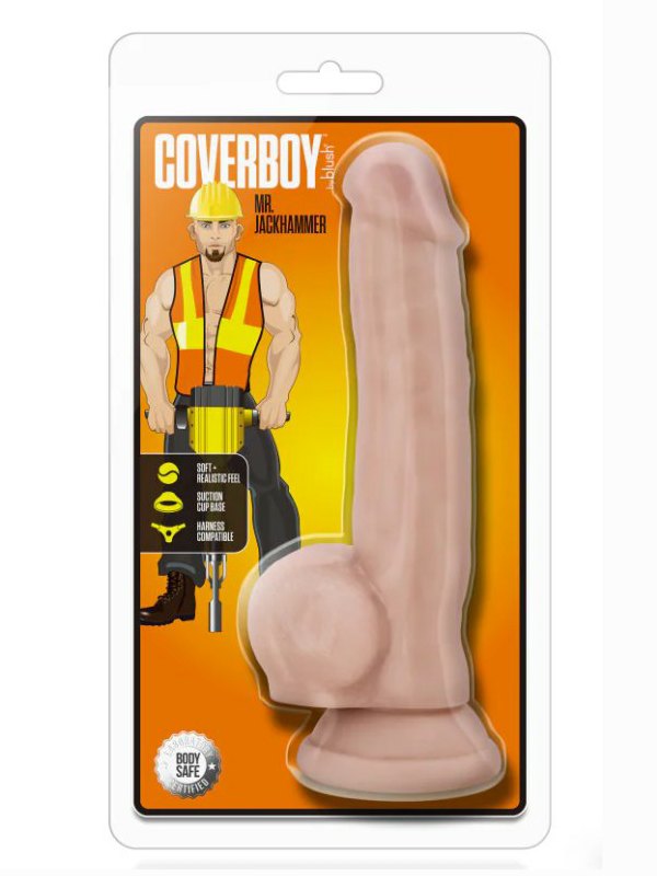 Coverboy Mr. Jackhammer 8.75" Dildo - Passionzone Adult Store