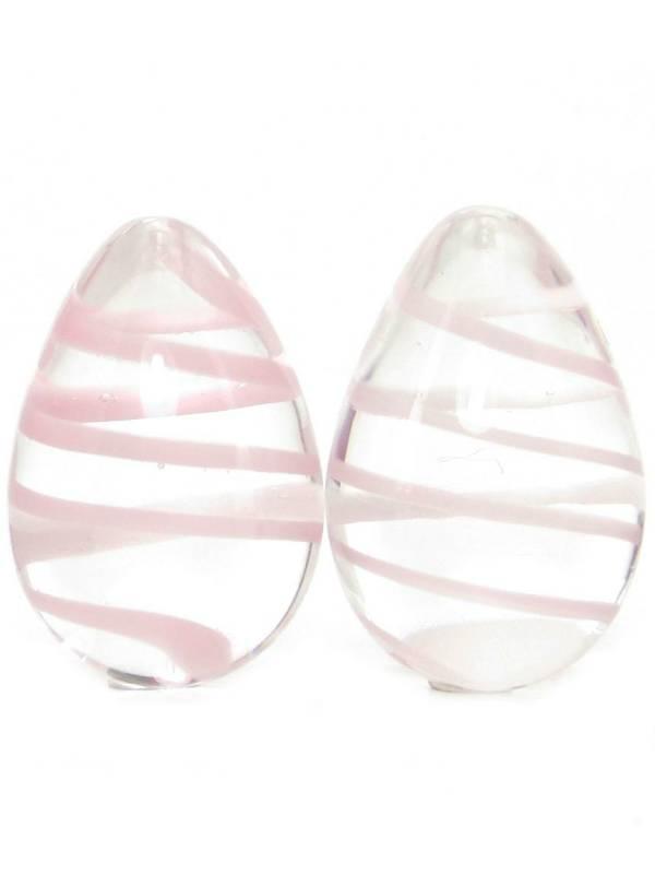 Crystal Glass Eggs - Passionzone Adult Store