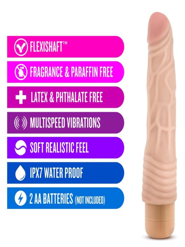 Dr. Skin 9" Vibrating Cock Vibe #2 - Passionzone Adult Store