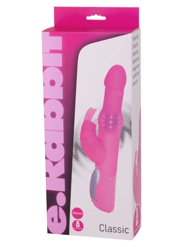 E.Rabbit Classic Silicone Rabbit Vibrator - Passionzone Adult Store