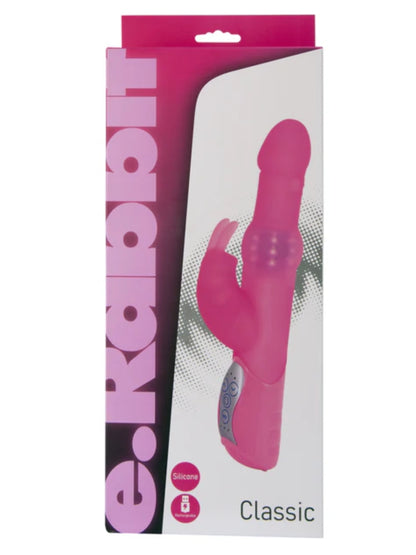 E.Rabbit Classic Silicone Rabbit Vibrator - Passionzone Adult Store